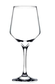 440495 Ivory Red Stemmed Drink Goblet (~~490 Cc)