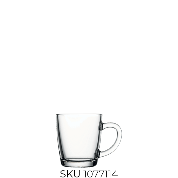 Pasabahce Basic Handled Glass Mug 340cc