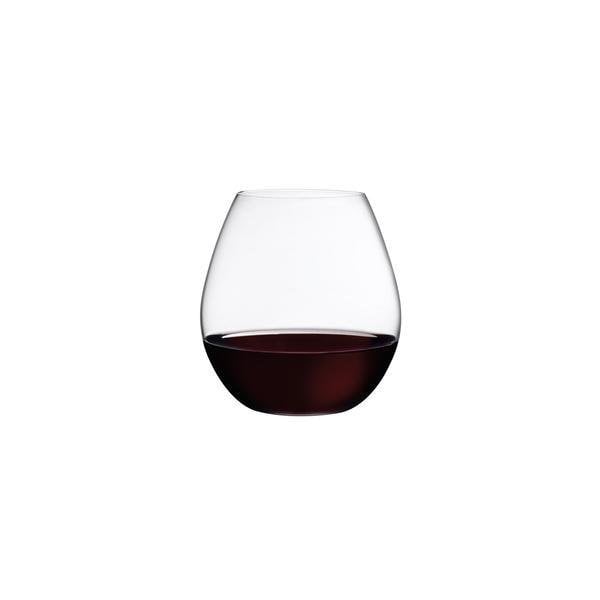 Pure Set of Four Burgundy Stemmed Drink Glasses