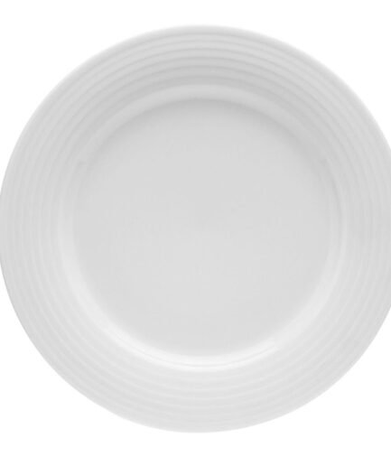 Porland Focus White Flat Plate 28cm 6 Pieces