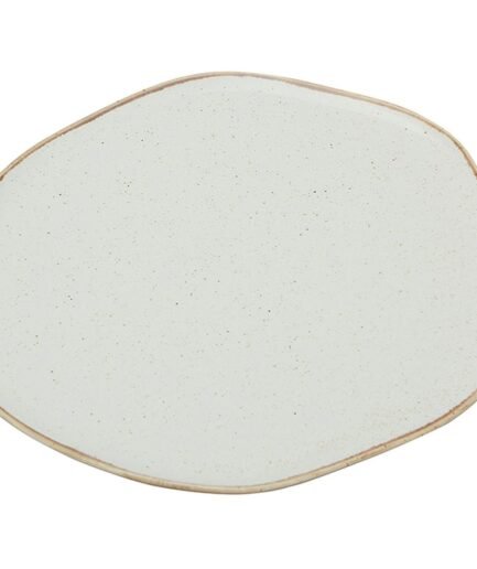 Porland Pure Seasons Beige Flat Plate 27cm 6 pieces