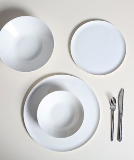 Porland Grazia Alumilite 24 Piece Dinner Set for 6 People