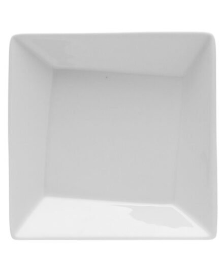 Porland Twist White Deep Plate 13cm 6 Pieces
