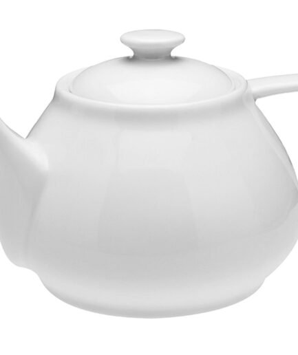 Porland Dove White Lidded Teapot 685cc 6 Pieces