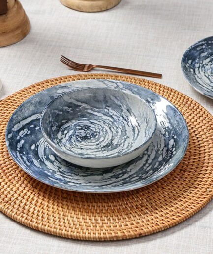 Porland Ethos Vortex 4 Piece Single Dinner Set