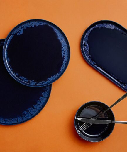 Porland Ethos Root Blue 21 Piece Dinner Set for 6 People