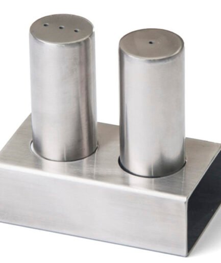 Groovy Double Round Thin Salt Shaker Set Matte-Glossy GRV-102