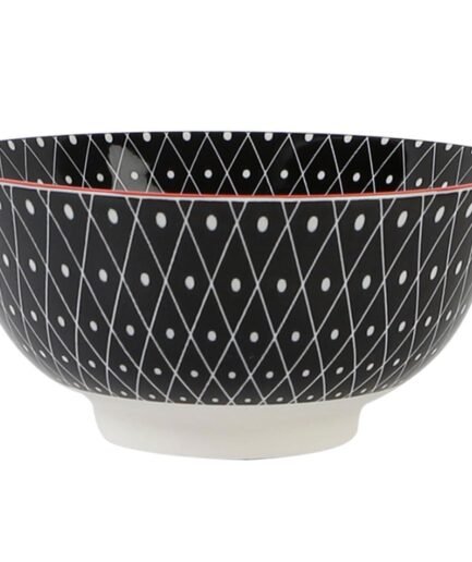 Porland Mix&Match Black Bowl 15cm