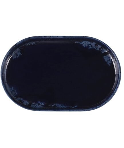 Porland Ethos Root Blue Boat Plate 32cm