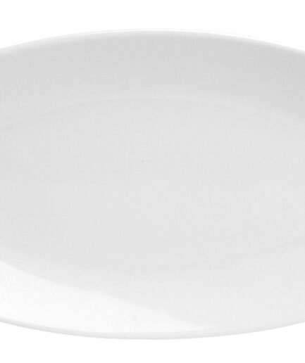 Porland Square White Boat Plate 19cm 2 pieces