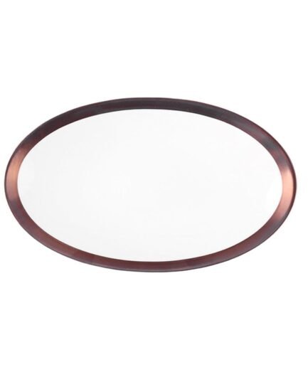 Porland Copper Line Boat Plate 24cm 2 pieces