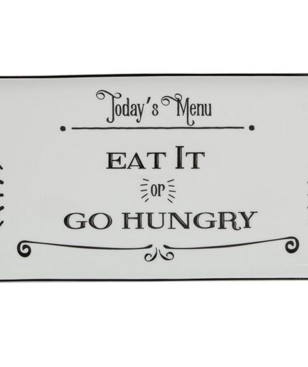 Porland Be Happy Baton Cake Plate 16x35cm