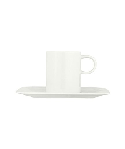 Porland Bach Alumilite Coffee Cup with Saucer 85cc 6 pieces