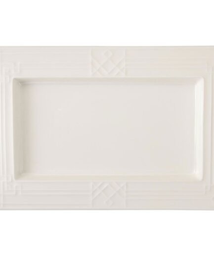Porland Superior Bone Porcelain Elix Boat Plate 22x33cm