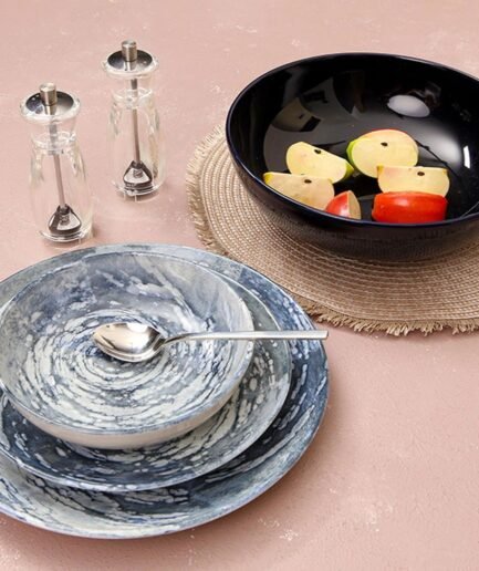 Porland Ethos Vortex 4 Piece Single Dinner Set