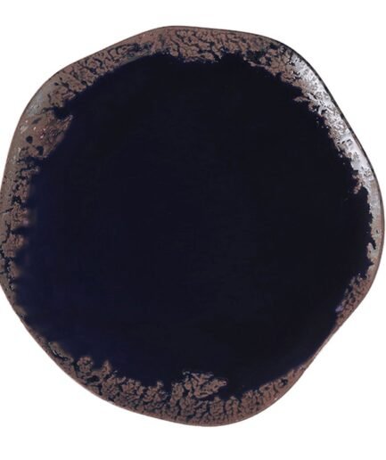 Porland Ethos Root Rusty Flat Plate 33cm 2 pieces