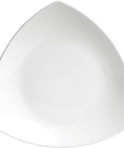 Porland Lotus White Flat Plate 28cm 2 Pieces