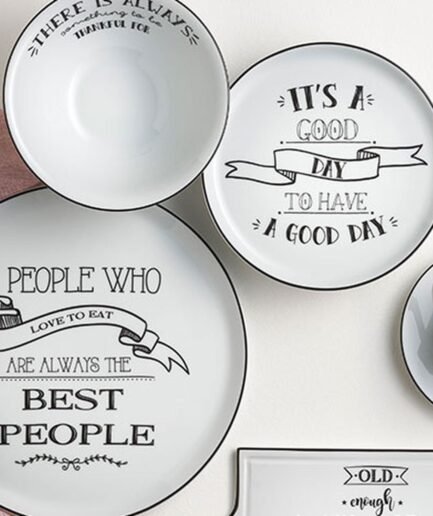 Porland Be Happy 31 Piece 6 Person Breakfast Set