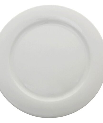 Porland Dove White Flat Plate 32cm 6 pieces