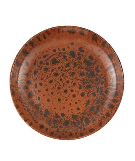 Porland Moire Kahverengi Kase 22cm 6 adet