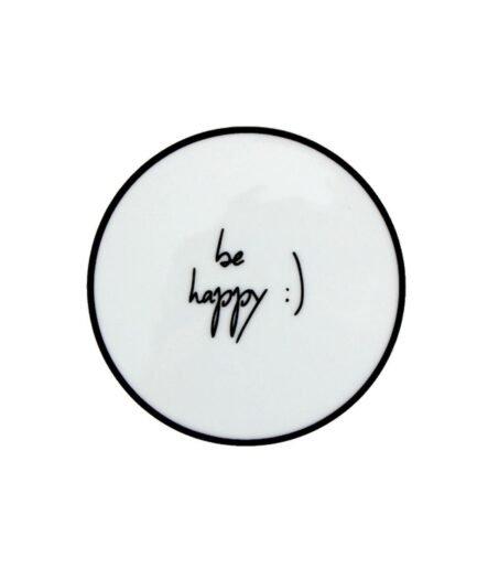 Porland Be Happy Coaster 10cm
