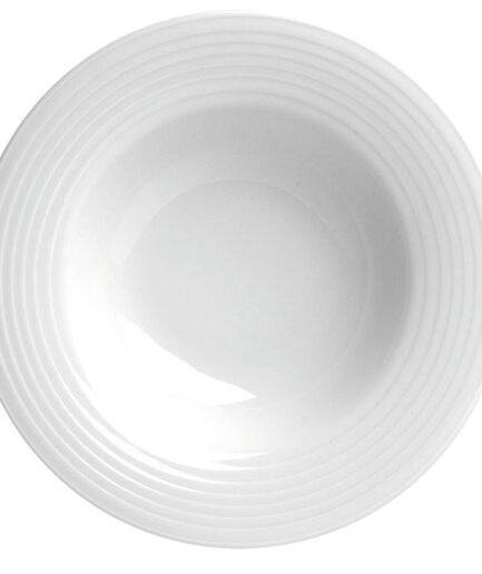 Porland Focus White Deep Plate 30cm 6 Pieces