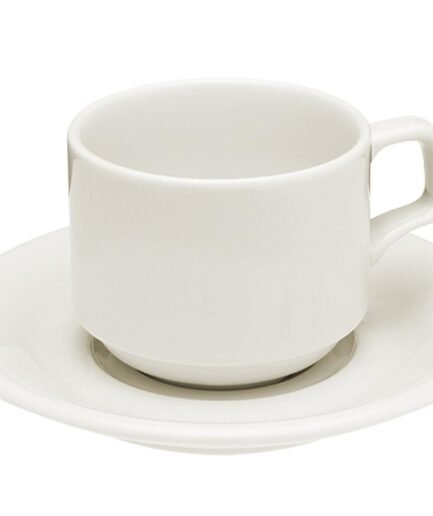 Porland Soley Alumilite Saucer Tea Cup 190cc