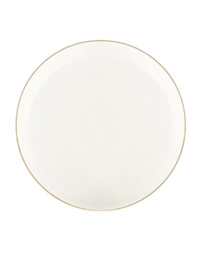 Porland Chopin Gold Gilded Deep Plate 19cm