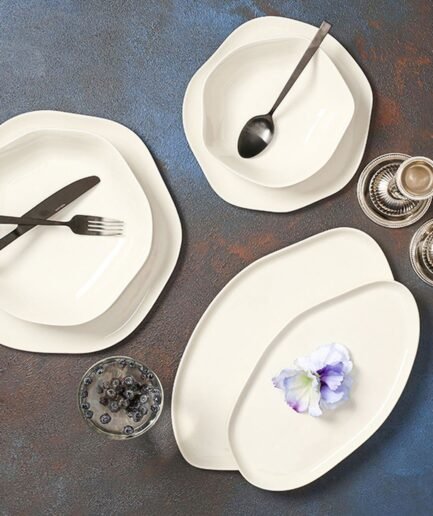 Porland Pure Alumilite 27 Piece 6 Person Dinner Set