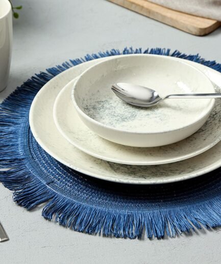 Porland Ethos Smoky 4 Piece Single Dinner Set