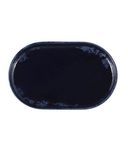 Porland Ethos Root Blue Boat Plate 28cm 6 pieces