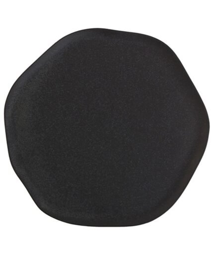 Porland Pure Seasons Black Flat Plate 27cm 6 pieces