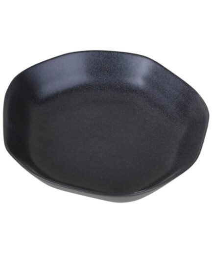 Porland Pure Seasons Black Deep Plate 21cm 6 pieces