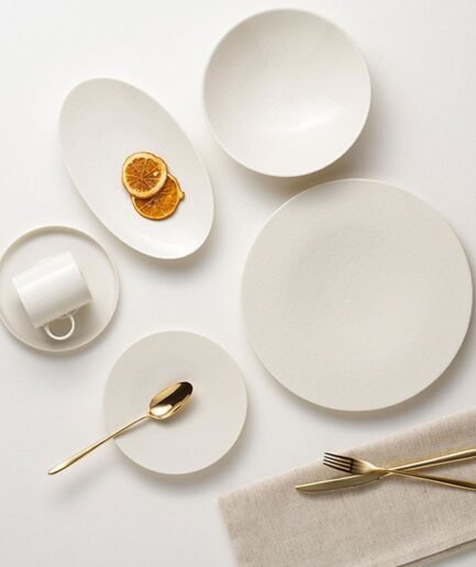 Porland Illusion Alumilite 27 Piece Dinner Set for 6 People