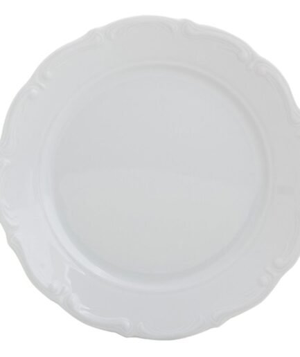 Porland Maria White Flat Plate 31cm 6 Pieces