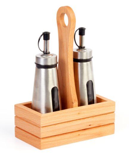 Groovy Double Pyramid Oil Bottle