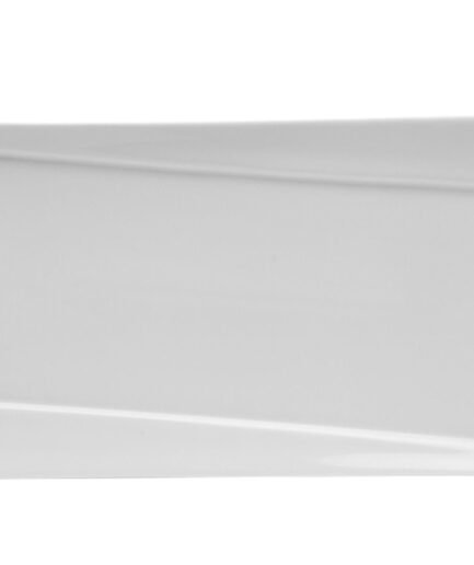 Porland Twist White Boat Plate 33cm 6 Pieces
