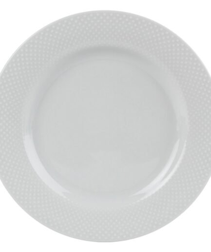 Porland Collet White Pattern 1 Flat Plate 32cm 6 pieces