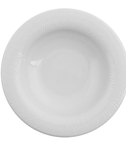 Porland Lara White Deep Plate 30cm 6 Pieces