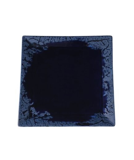 Porland Ethos Root Blue Flat Plate 19x19cm 6 pieces