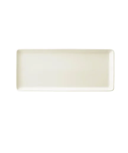 Kütahya Porcelain Bone Tan 35x15cm. Flat Plate