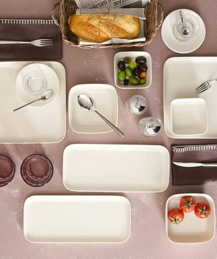 Porland Cortot Alumilite 25 Piece Breakfast Set for 6 People
