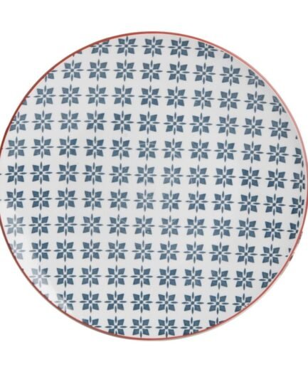 Porland Mix&Match Blue Plate 27cm 6 Pieces