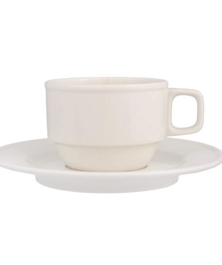 Porland Classic Alumilite Saucer Tea Cup 200cc 6 Pieces