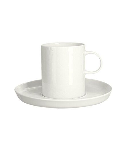 Porland Illusion Alumilite Saucer Tea Cup 200cc 6 pieces