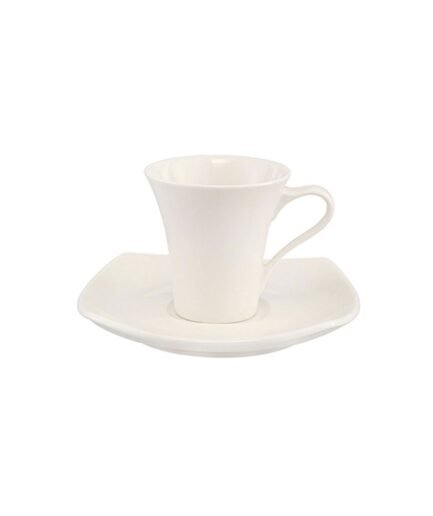 Porland Square Alumilite Saucer Tea Cup 200cc 6 Pieces