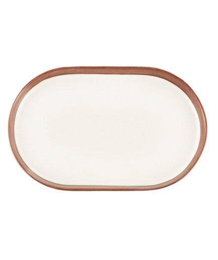 Porland Chopin Copper Boat Plate 18cm