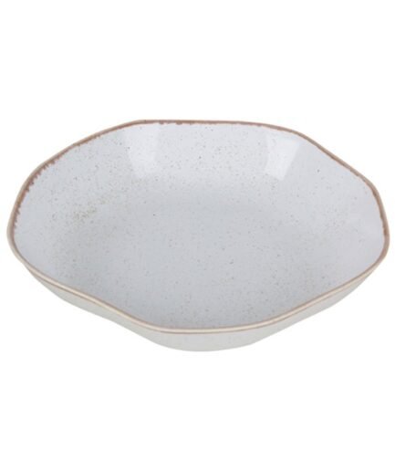 Porland Pure Seasons Beige Deep Plate 21cm 6 pieces