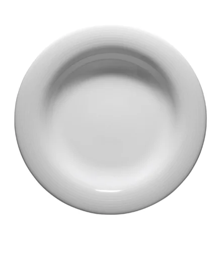 KUTAHYA PORCELAIN WORLD 22 CM. DEEP PLATE WHITE