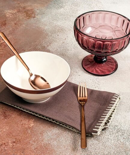 Porland Copper Line Bowl 13cm 6 pieces
